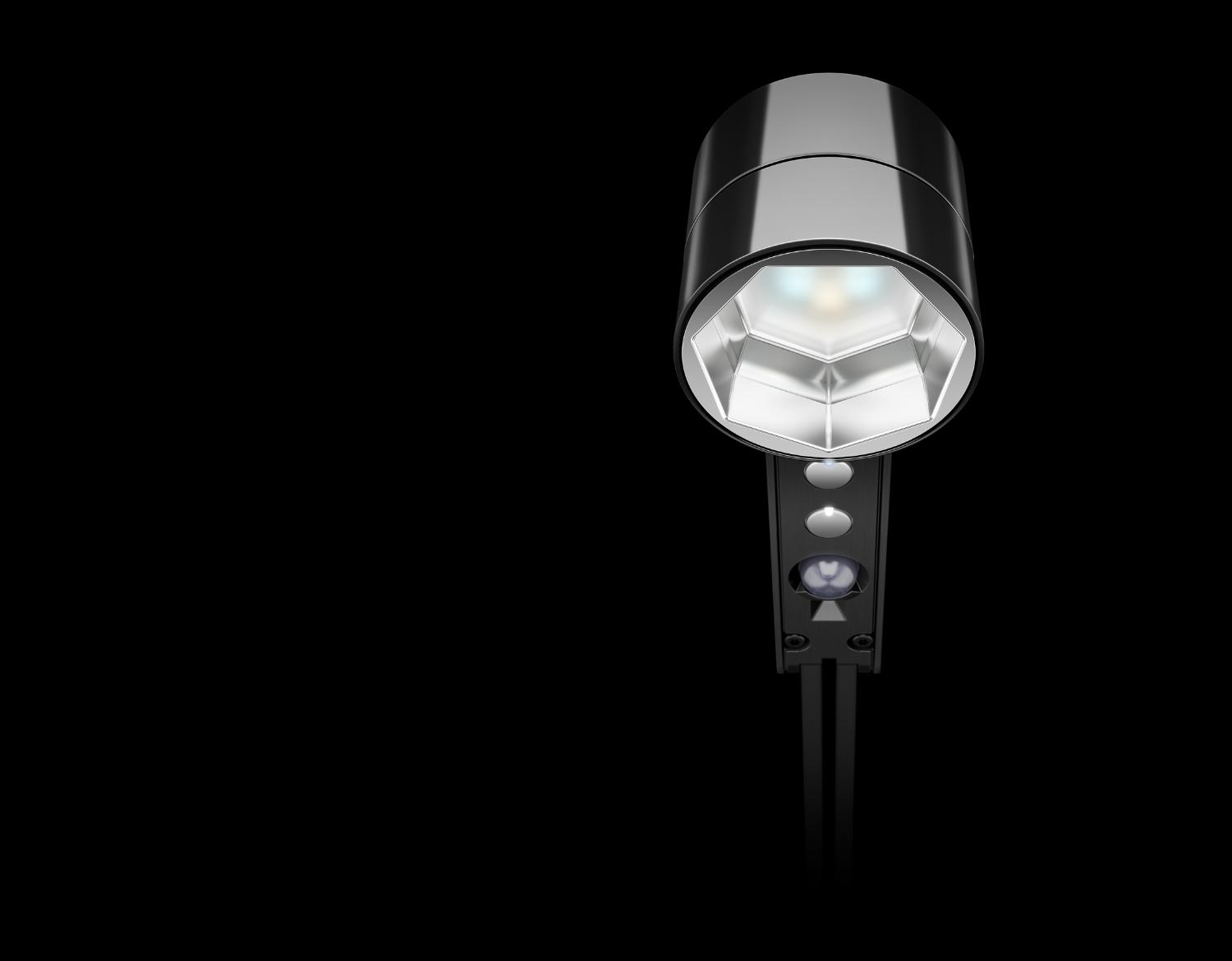 Close up of the LED Lightcycle